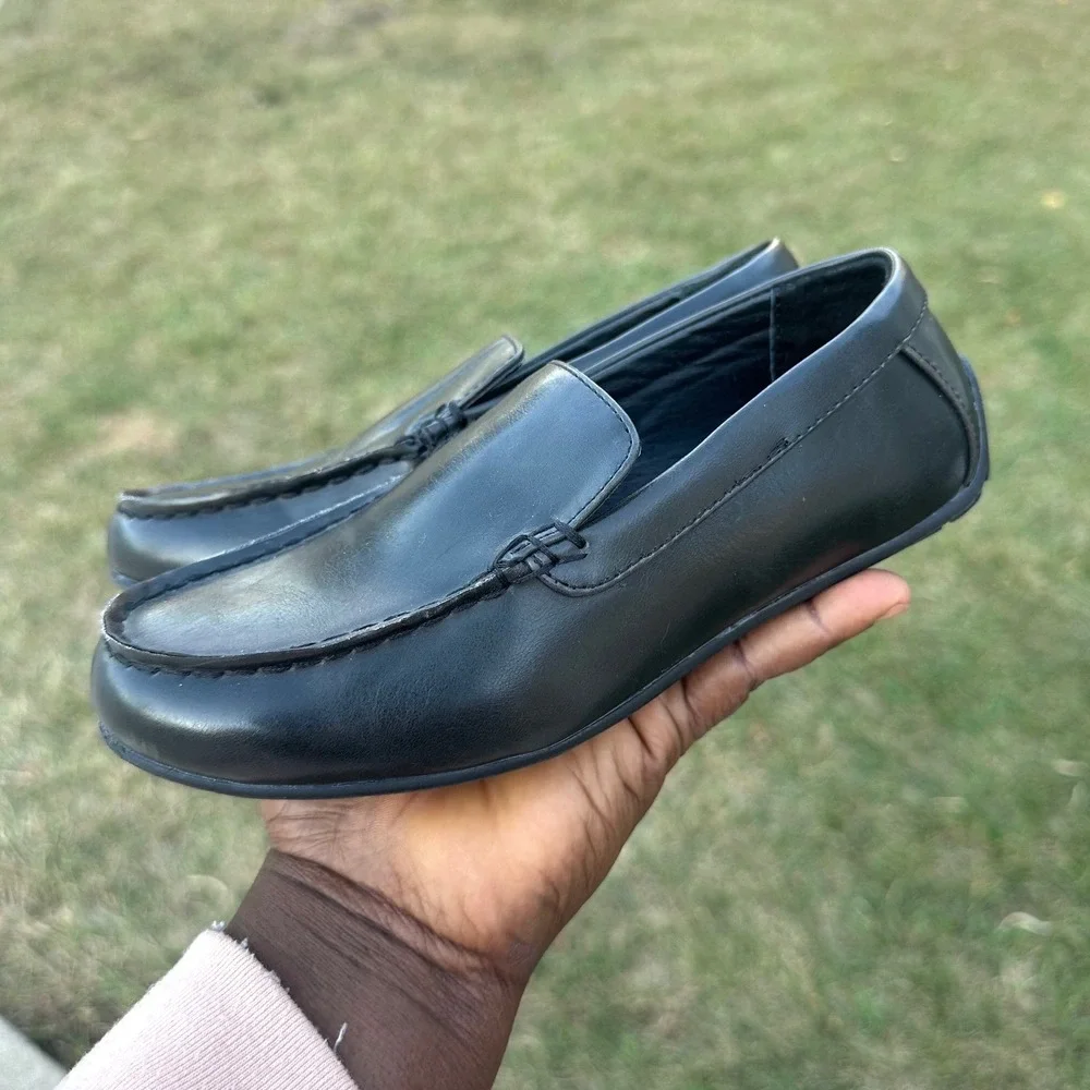Crown & Ivy Kids Little Boys Black Cooper Loafers Size 13 Black‎